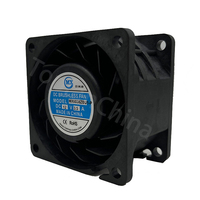 Ventilateur axial DC 6038 60x60x38mm 12V 24V à haut débit d'air pour dissipation thermique des armoires de serveur et des alimentations
