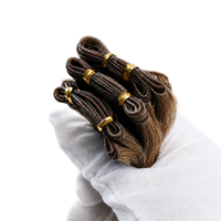 Extensions de cheveux Straight Genius Weft, texture 4C, cheveux humains vierges bruts, micro-trame invisible sans couture pour salons