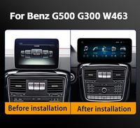 Sistema Linux con Pantalla Táctil IPS de 10.25/12.3 Pulgadas, Reproductor MP3/MP4 CarPlay, Asistente de Marcha Atrás para Mercedes-Benz Clase G W176/X117/X156/W463