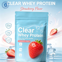 Protéine de lactosérum isolée transparente en marque blanche OEM, gain de masse 5kg, suppléments sportifs en gros, protéine de lactosérum transparente en vrac