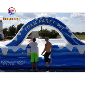 Thú vị cho bên trò chơi Thể dục dụng cụ của Inflatable không khí <span class=keywords><strong>Pit</strong></span> Trắng Inflatable bóng <span class=keywords><strong>Pit</strong></span> Inflatable bọt <span class=keywords><strong>Pit</strong></span> cho trẻ em và người lớn - Product Image 2