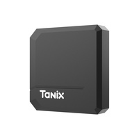 Nouveau produit Tanix TX2 décodage Hd 8K décodeur décodeur double Wifi Tv Box android 12 TX2 h618 smart tv box android