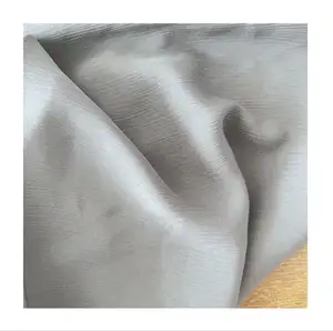 יצרן שחור המוסלמי קרפ העבאיה נידה צעיף גלימה רגיל שיפון בד סיטונאי פולי שיפון בד