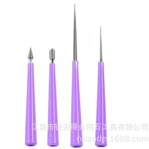 ชุดเข็มขยายรูเพชร ทรงเรียว สำหรับเจียระไนหยก อัญมณี เครื่องประดับ DIY อุปกรณ์เสริมเครื่องมือโรตารี่ - Product Image 5
