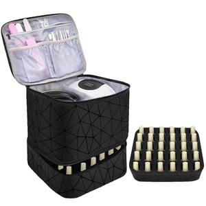 Hot Selling <strong>Nail</strong> Polish Organizer Bag Holds 30 Bottles <strong>Nail</strong> Polish &amp; <strong>Nail</strong> Lamp <strong>Nail</strong> Kit Bag for <strong>Nail</strong> <strong>Stuff</strong> &amp; Manicure Tools - Product Image 1