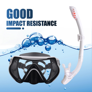 Máscara de buceo <span class=keywords><strong>profesional</strong></span> y gafas de esnórquel, gafas de buceo, conjunto de tubo de natación - Product Image 5