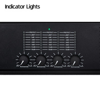 Amplificatore di Potenza a 4 Canali 800W con Alta Potenza e Prestazioni Stabili per Concerti, DJ e Spettacoli, Amplificatore Professionale MX-4800