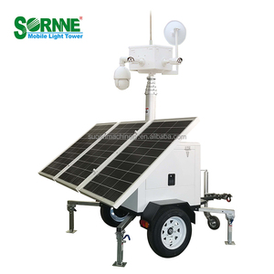 Chất lượng cao sv3150 di động năng lượng mặt trời Trailer tháp năng lượng mặt trời khẩn cấp CCTV hệ thống giám sát Trailer cho khai thác mỏ - Product Image 2