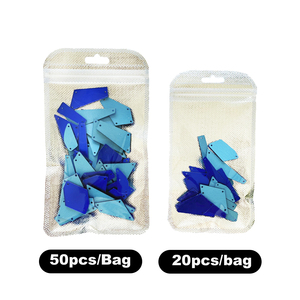 Yantuo Kết Hợp Kích Thước Phẳng Trở Lại Kích Thước Lớn Màu Sapphire May Trên Phẳng Trở Lại Acrylic Gương Thạch Cho Ăn Mặc Hàng Thủ Công - Product Image 2