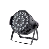 Equipo de Iluminación Profesional para Escenarios OEM, Luz LED Par 4 en 1 de Aluminio DMX 18x10w RGBW para Conciertos, Espectáculos, Clubes, Fiestas, DJ y Discotecas