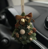 Ornements de Noël en PVC écologiques de haute qualité pour voiture, cadeaux de Noël d'intérieur