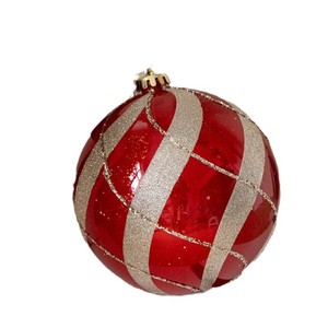Guirnalda de Bolas de Navidad Hechas a Mano de Alta Calidad, Irrompibles, con Adornos Rojos, Verdes y Plateados para Decoración de Chimeneas y Árboles - Product Image 6
