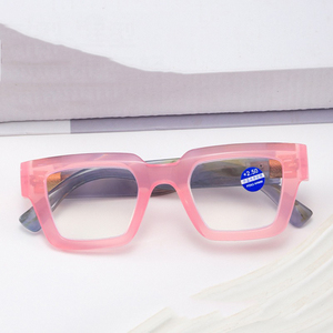 <span class=keywords><strong>Gafas</strong></span> de Lectura Retro de Diseño de Marca para Hombre y Mujer, Montura Cuadrada Grande de Lujo, Lentes <span class=keywords><strong>Presbicia</strong></span> con Dioptrías - Product Image 4