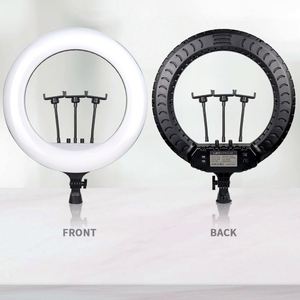 Aro de Luz LED de 21 Pulgadas, 54 cm de Diámetro Exterior, 65 W, 2700-6500 K, Regulable, con Soporte - Product Image 1