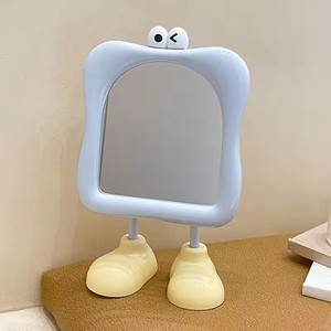 Miroir de maquillage à grands yeux mignons, miroir de bureau pour étudiants, miroir de beauté créatif pour la décoration de la maison et du bureau - Product Image 2