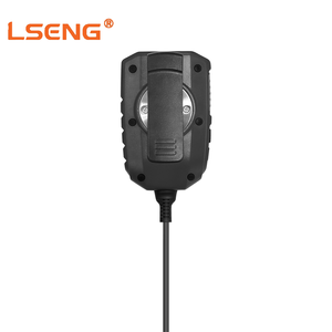 Micrófono de hombro PTT de doble pin LSENG K con cable en espiral, micrófono de mano compatible con <span class=keywords><strong>radio</strong></span> portátil bidireccional Kenwood - Product Image 4