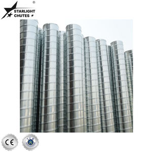STARLIGHT CHUTES SC Tuyau en spirale en acier galvanisé <span class=keywords><strong>pour</strong></span> systèmes de retour d'air CVC commerciaux - Installation facile Personnalisable - Product Image 3