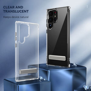 Étui Transparent antichoc mince pour téléphone portable, sacs et étuis pour Samsung S23 Ultra avec support - Product Image 5