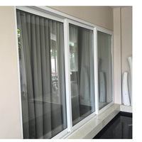 Fenêtre coulissante en PVC/UPVC NUOXIN à double vitrage triple avec design moderne antivol et moustiquaire