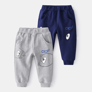 Wholesale Children Clothing Kids New Long <b>Pants</b> Design Sweatpants for Boy Made in China - Product Image 3