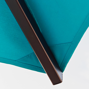 Сверхпрочная алюминиевая ветрозащитная ткань Pongee Водонепроницаемая очень большая квадратная уличная печать пляжный зонт для солнца - Product Image 2