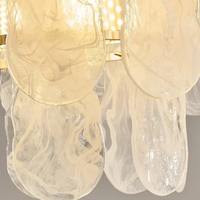 Lustre de salle à manger de luxe, luminaire suspendu au design moderne, lustres en cristal