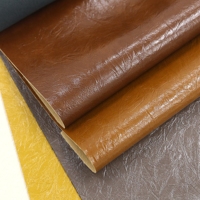 Cuir synthétique PU de qualité supérieure, motif gaufré anti-rides 0,8 mm, super élastique, pour empeigne de chaussure
