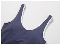 Nouveau soutien-gorge de sport push up de haute qualité personnalisé pour femmes vêtements d'entraînement vêtements de sport Fitness haut de yoga à dos en U