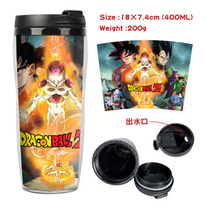 Bouteille d'eau japonaise <span class=keywords><strong>DBZ</strong></span> à double couche sensible à la chaleur, 30 modèles, personnages de dessins animés, tasse en plastique, cadeau pour enfants - Product Image 6