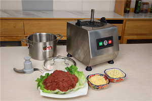 Picadora de Alimentos Eléctrica Comercial de Acero Inoxidable, Picadora de Carne Multifuncional, Máquina para Moler Vegetales - Product Image 6