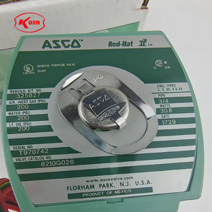 ASCO 2/2ชุด8210 8210G026โซลินอยด์วาล์วนำร่องที่ดำเนินการตามปกติปิดด้วยนักบิน - Product Image 3