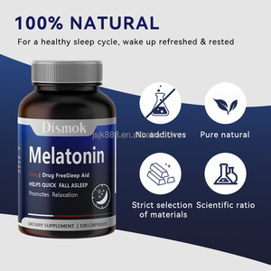 OEM Produits de santé Comprimés de mélatonine Vitamines Sommeil Sommeil Profond Améliorer la qualité du sommeil 3 Capsules de mélatonine 5mg 10mg - Product Image 3