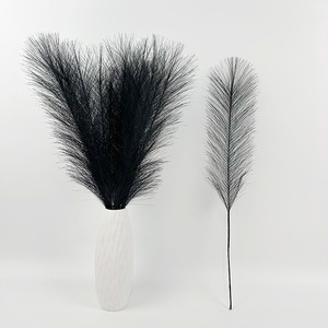 Suministros de Jardín, Ramo de <span class=keywords><strong>Flores</strong></span> Secas de Múltiples Colores, Elegante Decoración para Bodas de Otoño, Hierba de Pampas Artificial - Product Image 2
