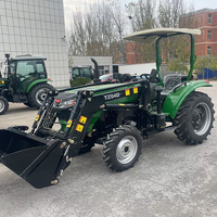 Tracteur agricole à roues 4x4 avec direction hydraulique, 50 chevaux, avec sortie hydraulique simple
