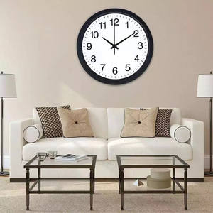 <span class=keywords><strong>Reloj</strong></span> de Pared Redondo Simple de Plástico Barato de 7 Pulgadas para Decoración <span class=keywords><strong>del</strong></span> Hogar de Estilo Nórdico - Product Image 4