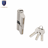 Cylindre de serrure à mortaise fonctionnel en alliage de zinc de qualité supérieure 35/50T, quincaillerie de porte, fourniture d'usine, personnalisation OEM ODM pour serrures de porte domestiques