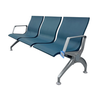 Chaise d'attente pour dialyse à 3 places en plastique, réglable électriquement, design moderne pour hôpital