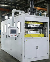 Machine de production thermoformeuse automatique à petite échelle pour gobelets jetables en plastique PP PET pour gelée/yaourt/sauce/glace