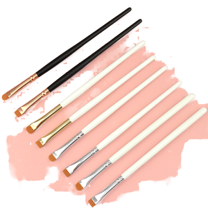 Набор кистей для макияжа DailyQueen: 19 предметов, розовые, синтетический ворс, деревянная ручка, профессиональные кисти для теней, бальзама для губ, консилера - Product Image 3