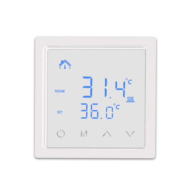 Intelligent Thermostat 16A Floor Heating Temperature Controller With LED Touch Screen Electric Heating Control