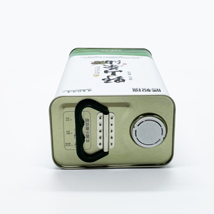 Lata Rectangular Vacía de 2.5 Litros para Aceite de Oliva, de Hojalata, con Impresión Offset para Uso Alimentario - Product Image 4