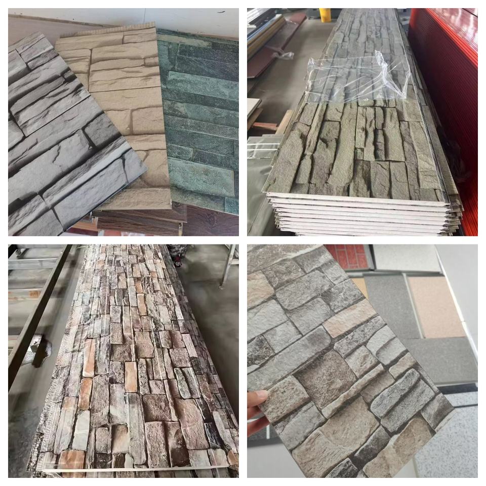 Cultural Stone Wall Panel Sandwich Panel Insulated Exterior Interior ...