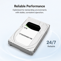 Nouveau Disque Dur HDD ST6000NM019B 6 To 3,5 Pouces SATA 6 Gbit/s 7200 tr/min 256 Mo 512e 4Kb CMR Interne pour Serveur d'Entreprise