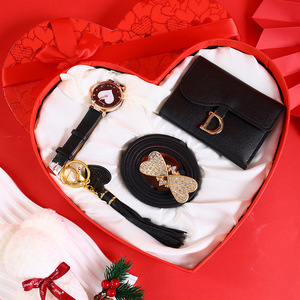 Set <span class=keywords><strong>Regalo</strong></span> Aziendale <span class=keywords><strong>per</strong></span> San Valentino e Compleanno <span class=keywords><strong>per</strong></span> Fidanzata, <span class=keywords><strong>Mamma</strong></span> e Festività - Portafoglio e Orologio Pratici Modello M3000 - Product Image 3