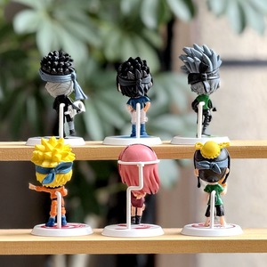 6 Q pour l'animation, portable, pour la décoration de voiture en PVC, <span class=keywords><strong>jouet</strong></span> de dessin animé - Product Image 2