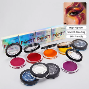 Paleta de Pintura Corporal Vibrante de 12 <span class=keywords><strong>Colores</strong></span>, Kit de Maquillaje Profesional SFX <span class=keywords><strong>para</strong></span> Halloween, Cosplay, Festivales, Fiestas, Pintura <span class=keywords><strong>para</strong></span> Escenario, Kit OEM - Product Image 1