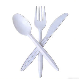 <span class=keywords><strong>Juego</strong></span> de Cubiertos Desechables Biodegradables de Plástico PP/PET/PS/PLA con Cuchara, <span class=keywords><strong>Tenedor</strong></span>, <span class=keywords><strong>Cuchillo</strong></span> <span class=keywords><strong>y</strong></span> Servilleta, Envasados Individualmente - Product Image 6