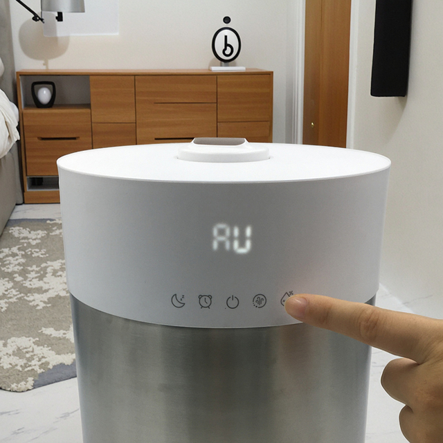 5L Large Capacity Water Tank Table Stainless Steel Tank Mist Spray Air Humidifier for Room