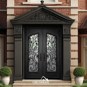 <span class=keywords><strong>Vendita</strong></span> calda <span class=keywords><strong>in</strong></span> Europa classico ferro anteriore doppia porta design estetica <span class=keywords><strong>in</strong></span> ferro porte per la tua casa porte coloniali <span class=keywords><strong>in</strong></span> ferro - Product Image 3