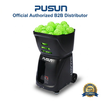 Máquina de Entrenamiento de Pickleball Portátil Pusun GT P6 con Control por App, Construcción de Acero y Plástico, para Práctica en Clubes y Alquiler, 80 unidades